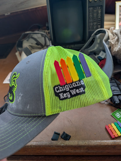 Rainbow Fence Pin and Magnet Set Made in Key West