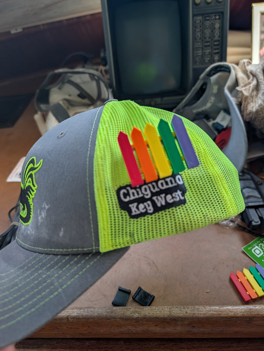 Rainbow Fence Pin and Magnet Set Made in Key West