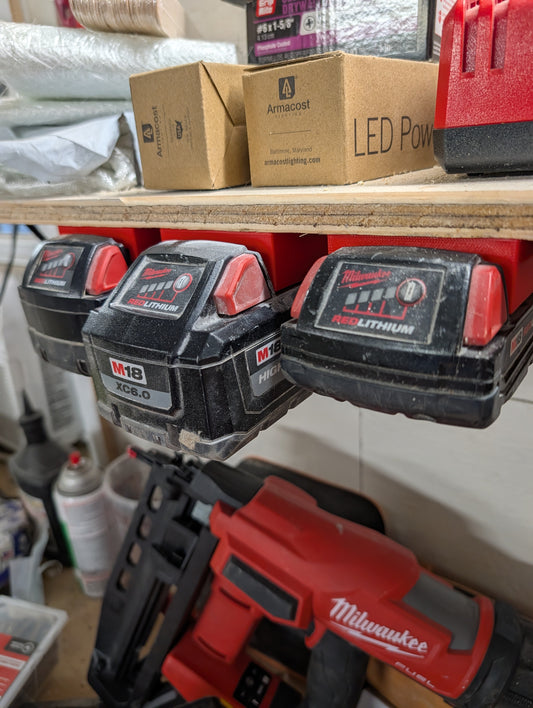 Milwaukee M18 Battery Holder 4 Pack