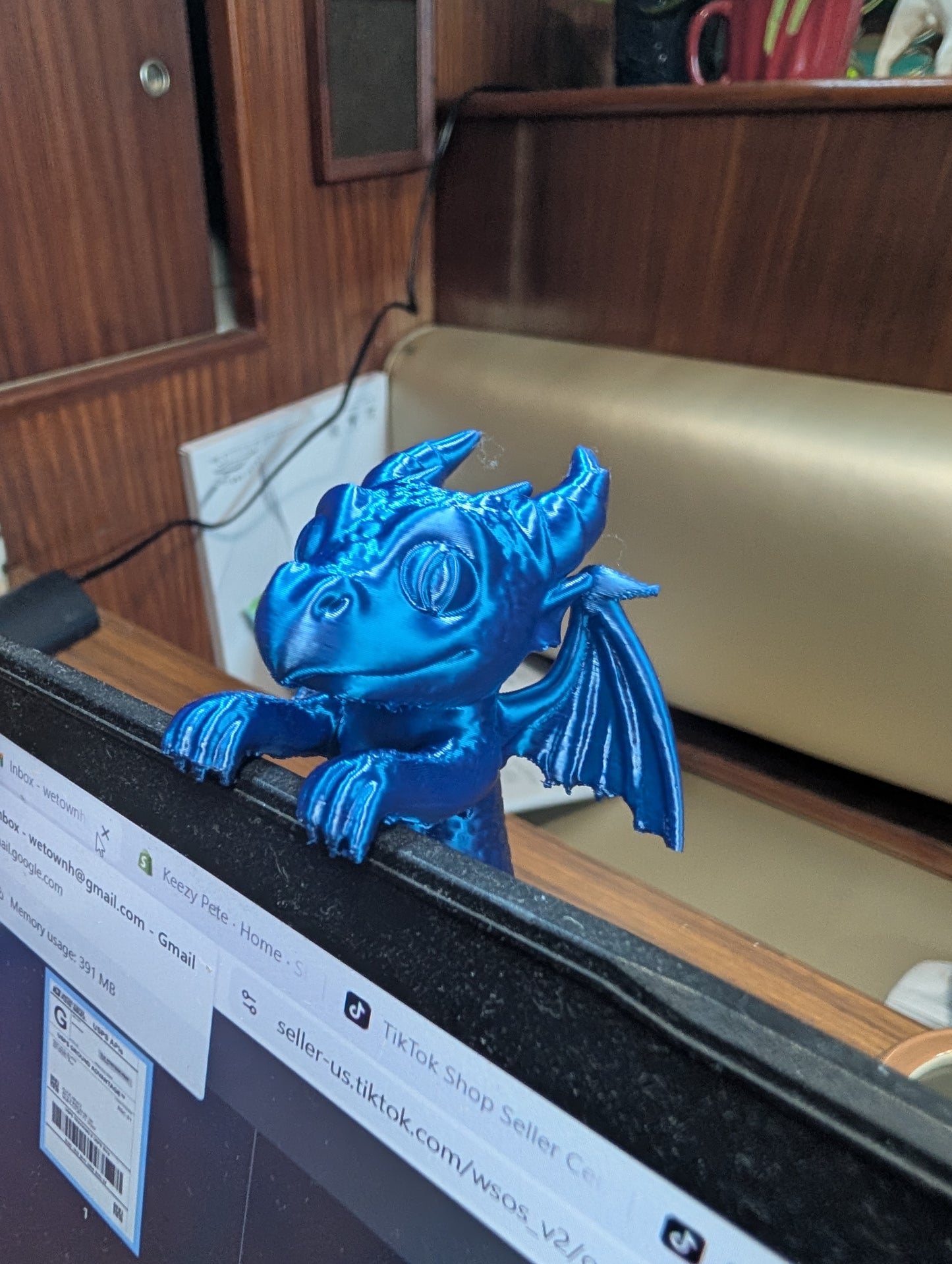 Monitor Buddy Pet Dragon Made in USA