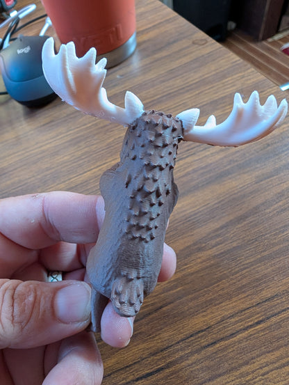 Moose Gangster Monitor Buddy Laptop or shelf Decoration