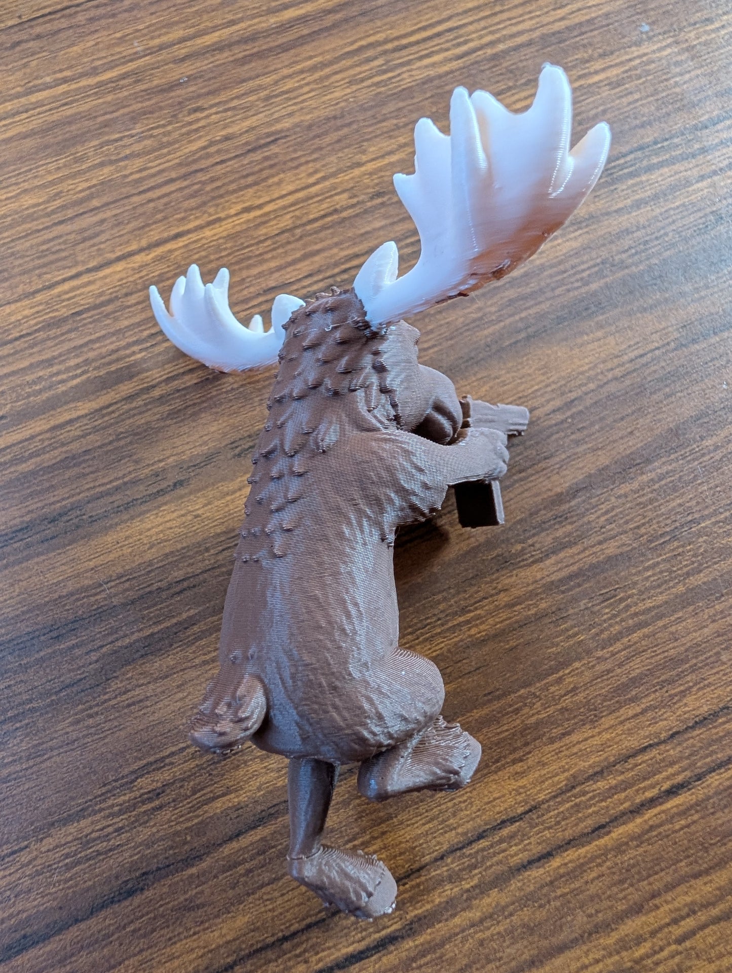Moose Gangster Monitor Buddy Laptop or shelf Decoration