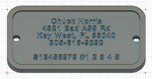 Customized Crab Pot Tags 5 Pack