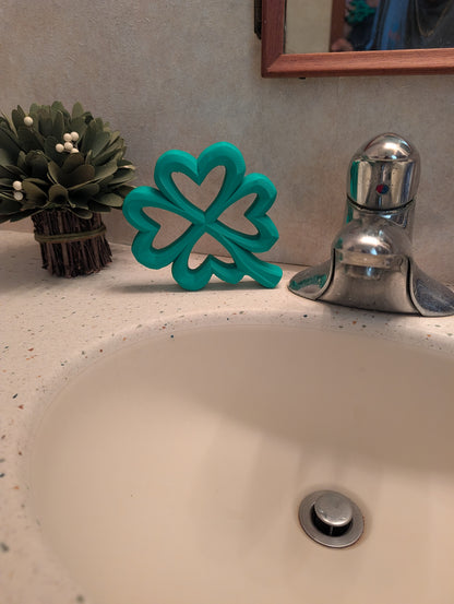 Set of 2 4 Leaf Clovers for St Patrick's Day Made in USA