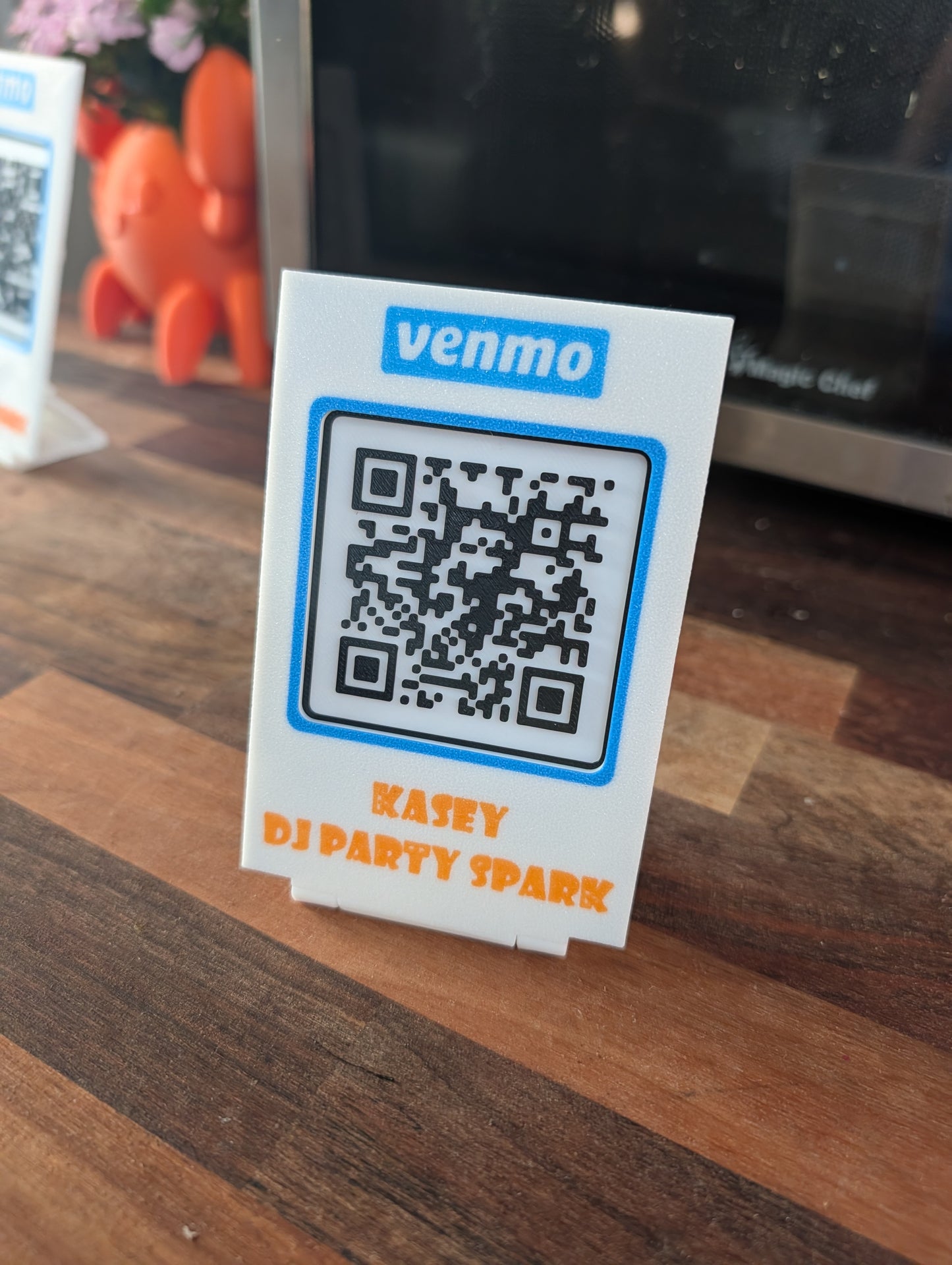 Custom Venmo QR Code Stand